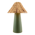 Contract furniture - Seagrass Shade Ceramic Table Lamp - www.oroatrade.com