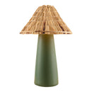 Contract furniture - Seagrass Shade Ceramic Table Lamp - www.oroatrade.com