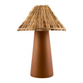Contract furniture - Seagrass Shade Ceramic Table Lamp - www.oroatrade.com