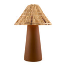 Contract furniture - Seagrass Shade Ceramic Table Lamp - www.oroatrade.com