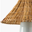 Contract furniture - Seagrass Shade Ceramic Table Lamp - www.oroatrade.com
