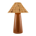 Contract furniture - Seagrass Shade Ceramic Table Lamp - www.oroatrade.com