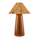 Contract furniture - Seagrass Shade Ceramic Table Lamp - www.oroatrade.com