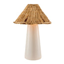 Contract furniture - Seagrass Shade Ceramic Table Lamp - www.oroatrade.com