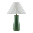 Contract furniture - Pleated Shade Ceramic Table Lamp - www.oroatrade.com