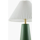 Contract furniture - Pleated Shade Ceramic Table Lamp - www.oroatrade.com