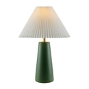 Contract furniture - Pleated Shade Ceramic Table Lamp - www.oroatrade.com