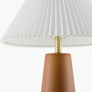 Contract furniture - Pleated Shade Ceramic Table Lamp - www.oroatrade.com