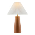 Contract furniture - Pleated Shade Ceramic Table Lamp - www.oroatrade.com