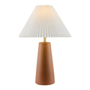Contract furniture - Pleated Shade Ceramic Table Lamp - www.oroatrade.com