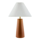 Contract furniture - Pleated Shade Ceramic Table Lamp - www.oroatrade.com