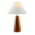 Contract furniture - Pleated Shade Ceramic Table Lamp - www.oroatrade.com