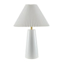 Contract furniture - Pleated Shade Ceramic Table Lamp - www.oroatrade.com
