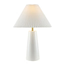 Contract furniture - Pleated Shade Ceramic Table Lamp - www.oroatrade.com