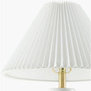 Contract furniture - Pleated Shade Ceramic Table Lamp - www.oroatrade.com