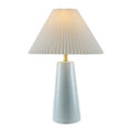 Contract furniture - Pleated Shade Ceramic Table Lamp - www.oroatrade.com
