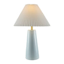 Contract furniture - Pleated Shade Ceramic Table Lamp - www.oroatrade.com
