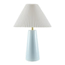 Contract furniture - Pleated Shade Ceramic Table Lamp - www.oroatrade.com