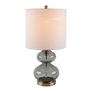 Hospitality furniture - Gray Glass Accent Table Lamp - www.oroatrade.com