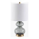 Hospitality furniture - Gray Glass Accent Table Lamp - www.oroatrade.com