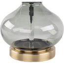 Hospitality furniture - Gray Glass Accent Table Lamp - www.oroatrade.com
