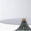 Hospitality furniture - Gray Glass Accent Table Lamp - www.oroatrade.com