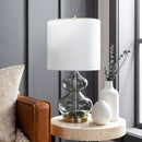 Hospitality furniture - Gray Glass Accent Table Lamp - www.oroatrade.com