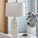 Hospitality furniture - Linen Drum Shade Table Lamp - www.oroatrade.com
