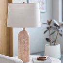 Hospitality furniture - Linen Drum Shade Table Lamp - www.oroatrade.com