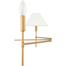 Hospitality furniture - White Linen 6-Light Chandelier - www.oroatrade.com