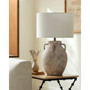 Hospitality furniture - Crackle Ceramic Accent Table Lamp - www.oroatrade.com