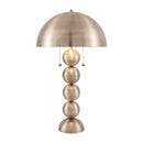 Contract furniture - Plated Metal Accent Table Lamp - www.oroatrade.com