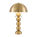 Contract furniture - Plated Metal Accent Table Lamp - www.oroatrade.com