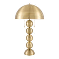 Contract furniture - Plated Metal Accent Table Lamp - www.oroatrade.com
