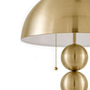 Contract furniture - Plated Metal Accent Table Lamp - www.oroatrade.com