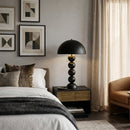 Contract furniture - Plated Metal Accent Table Lamp - www.oroatrade.com
