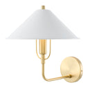 Modern European furniture - Empire White Linen Wall Lamp - www.oroatrade.com