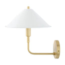 Modern European furniture - Empire White Linen Wall Lamp - www.oroatrade.com