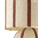 Hospitality furniture - Beige Striped Accent Table Lamp - www.oroatrade.com