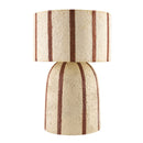 Hospitality furniture - Beige Striped Accent Table Lamp - www.oroatrade.com
