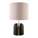 Hospitality furniture - Gray Drum Linen Table Lamp - www.oroatrade.com