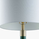Hospitality furniture - Painted Green Accent Table Lamp - www.oroatrade.com