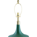 Painted Green Accent Table Lamp | Kuda Home Veneto