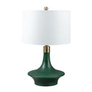 Painted Green Accent Table Lamp | Kuda Home Veneto