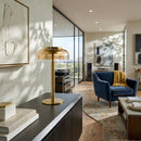 Modern European furniture - Champagne Glass Shade Table Lamp - www.oroatrade.com