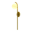 Modern European furniture - White Glass Sphere Wall Lamp - www.oroatrade.com