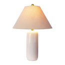 Contract furniture - White Ceramic Accent Table Lamp - www.oroatrade.com
