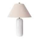 Contract furniture - White Ceramic Accent Table Lamp - www.oroatrade.com
