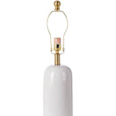 Contract furniture - White Ceramic Accent Table Lamp - www.oroatrade.com