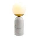 Modern European furniture - Marble White Glass Table Lamp - www.oroatrade.com